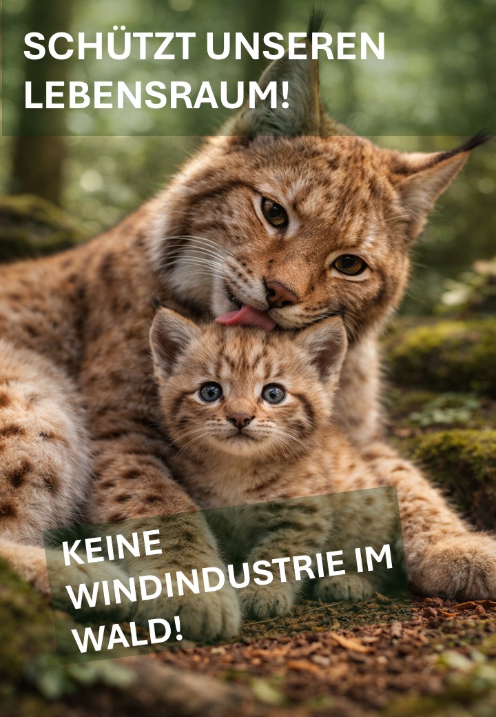 Schützt unseren Lebensraum Luchs